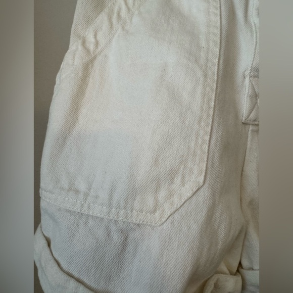 Show Me Your MuMu White Denim Cannon Romper- XSmall - Picture 8 of 11